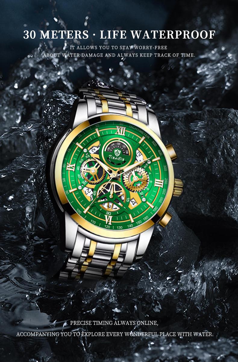 Orino Swiss Movement Men’s Watch – Sapphire Crystal