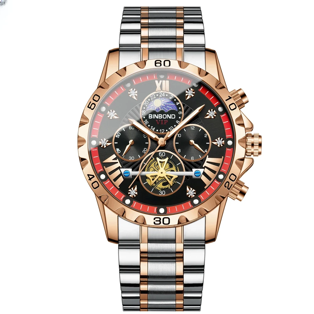 Men’s Stylish Mechanical Watch – Business, Waterproof, Luminous