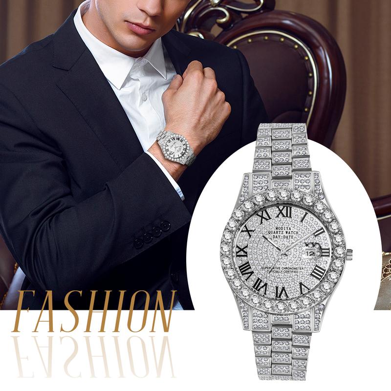 OIDEA Premium Rhinestone Roman Numeral Watch