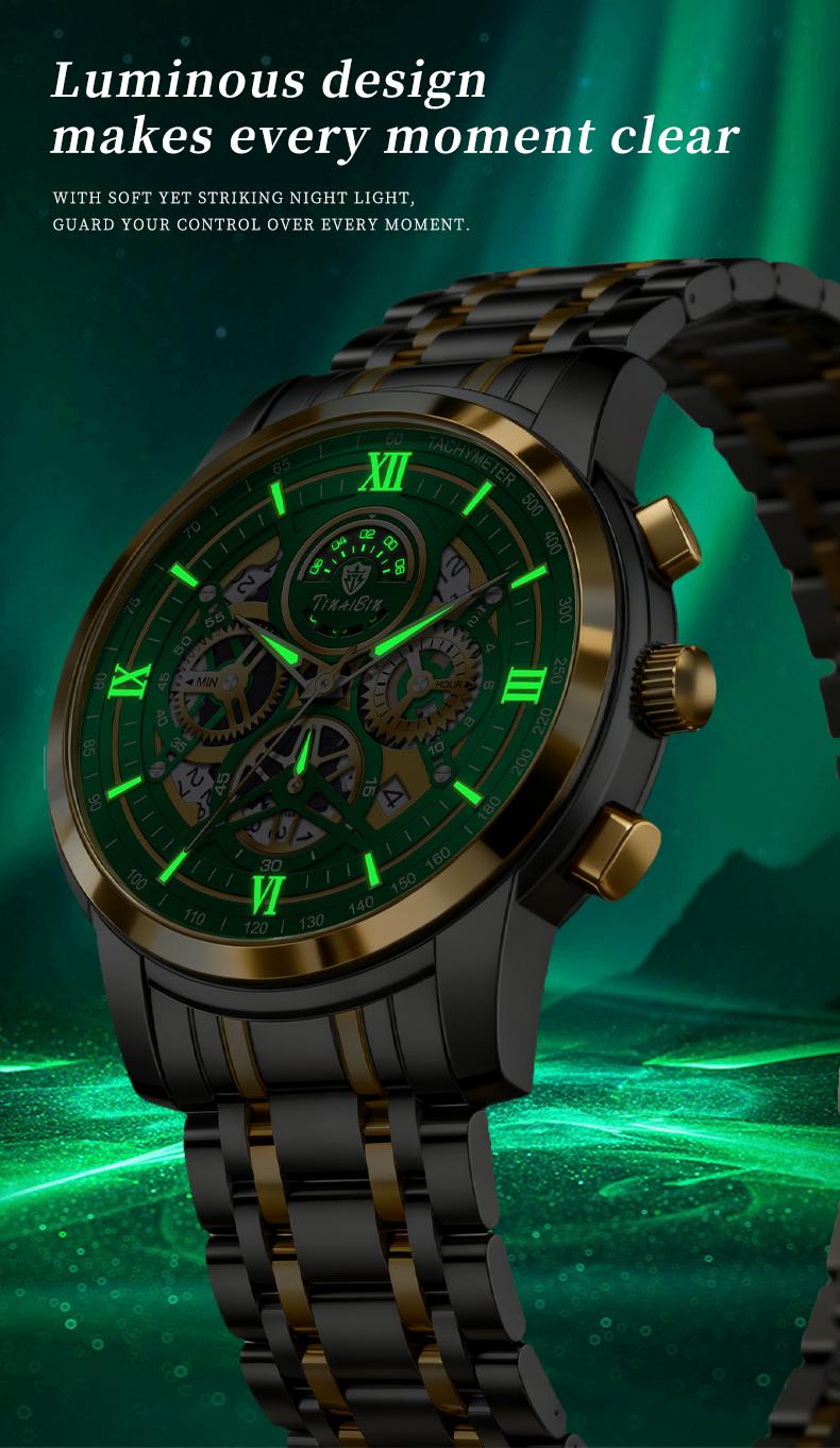 Orino Swiss Movement Men’s Watch – Sapphire Crystal