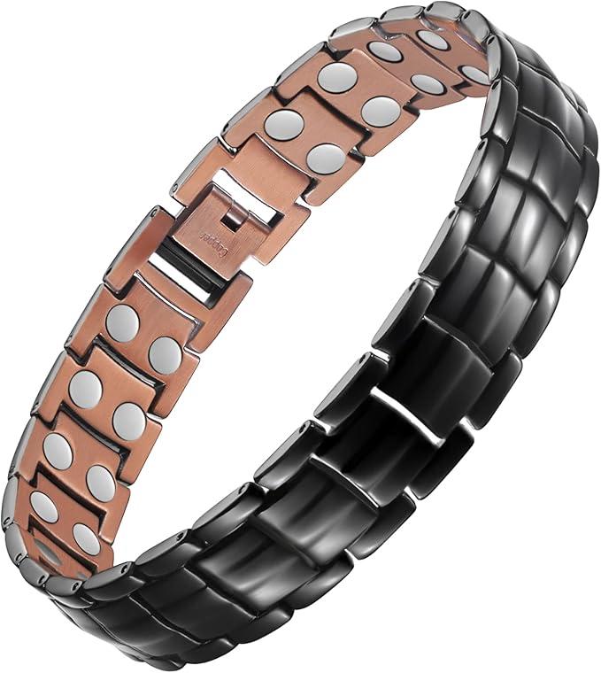 Magnetic Copper Bangle for Men – Trendy & Durable