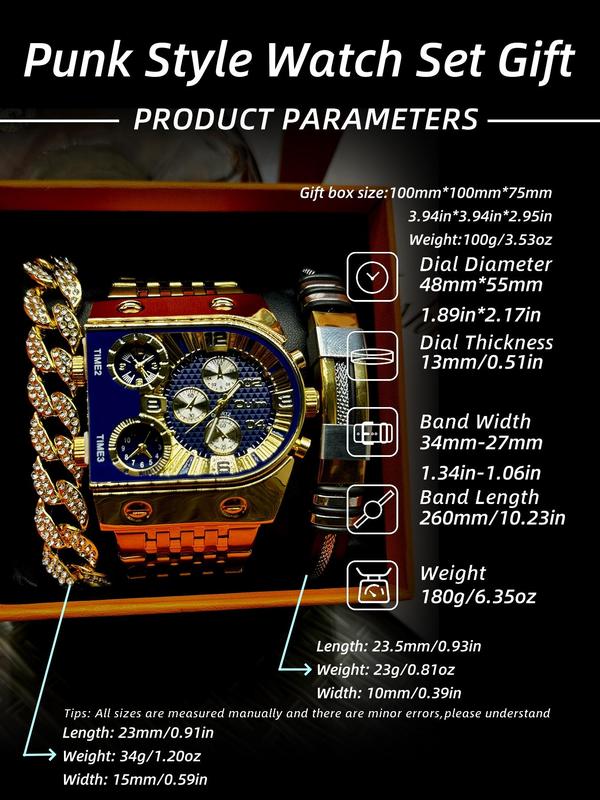 Men’s Luminous Quartz Watch – Business Style